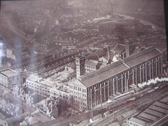 B&M factory from the air